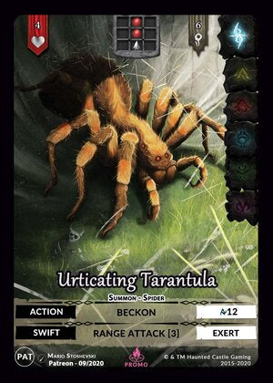 Urticating Tarantula - Patreon Promo