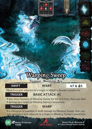 Warping Sweep (Epic) -Origins
