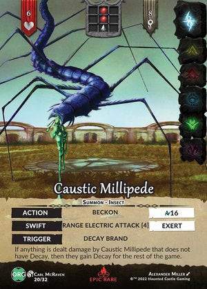 Caustic Millipede (Epic) - Origins