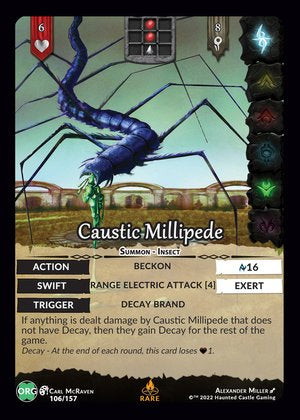 Caustic Millipede - Origins (Kickstarter)