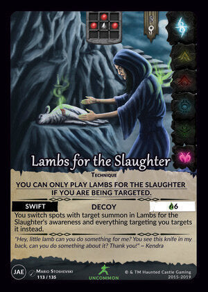 Lambs for the Slaughter - JAE