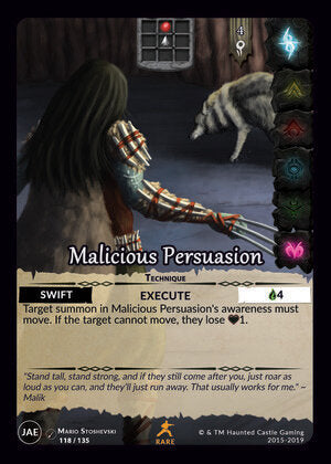 Malicious Persuasion - JAE