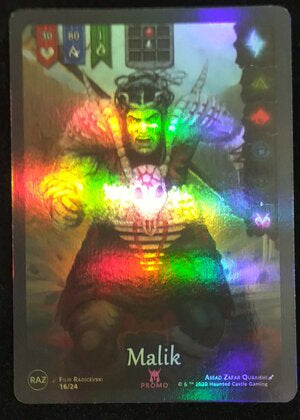 Malik (Filip) Full Art Foil Promo