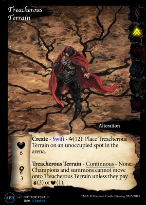 Treacherous Terrain - Alpha 2018