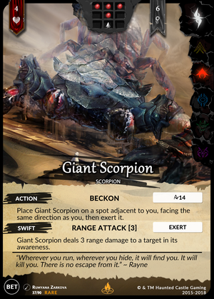 Giant Scorpion - Beta