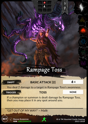 Rampage Toss - Beta