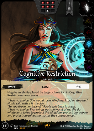 Cognitive Restriction - Beta