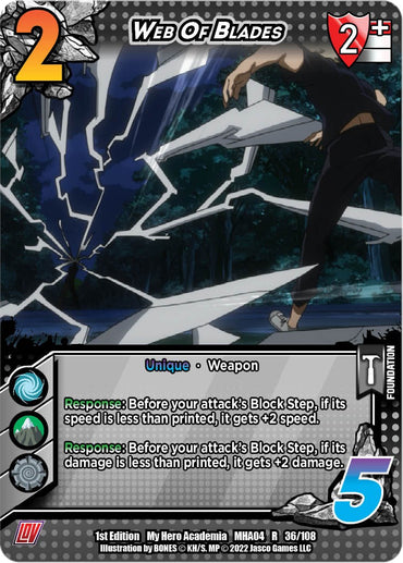 Web Of Blades [League of Villains]