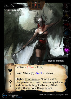 Death's Companion - Alpha 2018