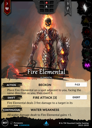 Fire Elemental - Beta
