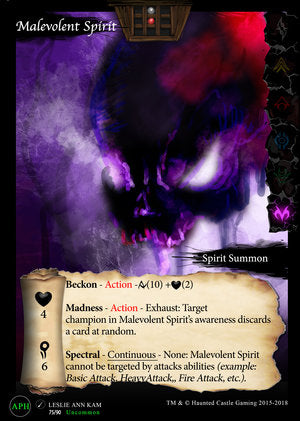 Malevolent Spirit - Alpha 2018