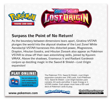 Sword & Shield: Lost Origin - Booster Box