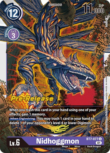 Nidhoggmon [BT7-077] [Next Adventure Pre-Release Cards]